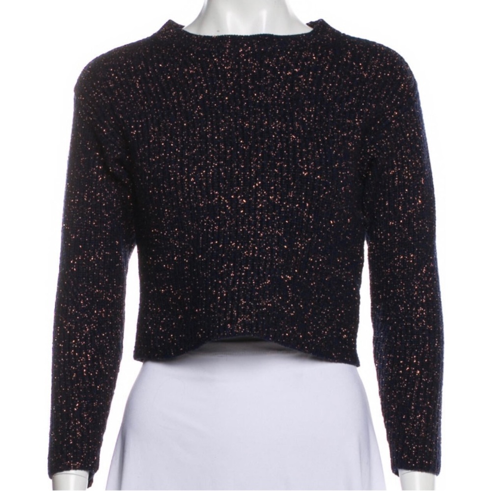 Rag & Bone Merino crew neck sparkly sweater nwot